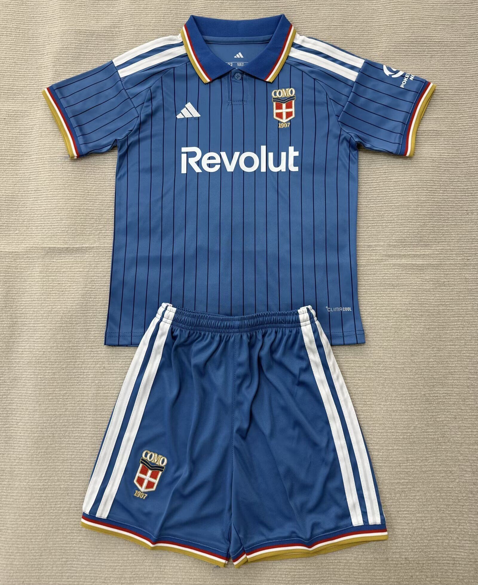 Kids-Como 26/27 Home Soccer Jersey